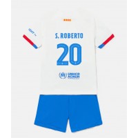 Barcelona Sergi Roberto #20 Vonkajší Detský futbalový dres 2023-24 Krátky Rukáv (+ trenírky)